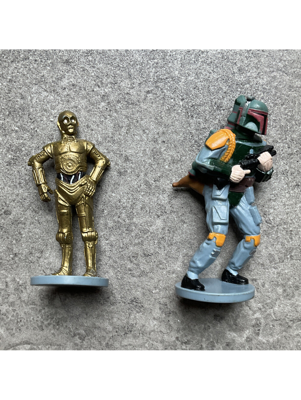 Applause Star Wars Series- Boba Fett the Mandalorian & C3P-O PVC 1996